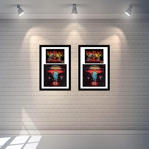 Vista 8 de Creative Picture Frames Marco de concierto de fotos de 8 x 10 pulgadas con pantalla negra mate para 33 álbumes de discos