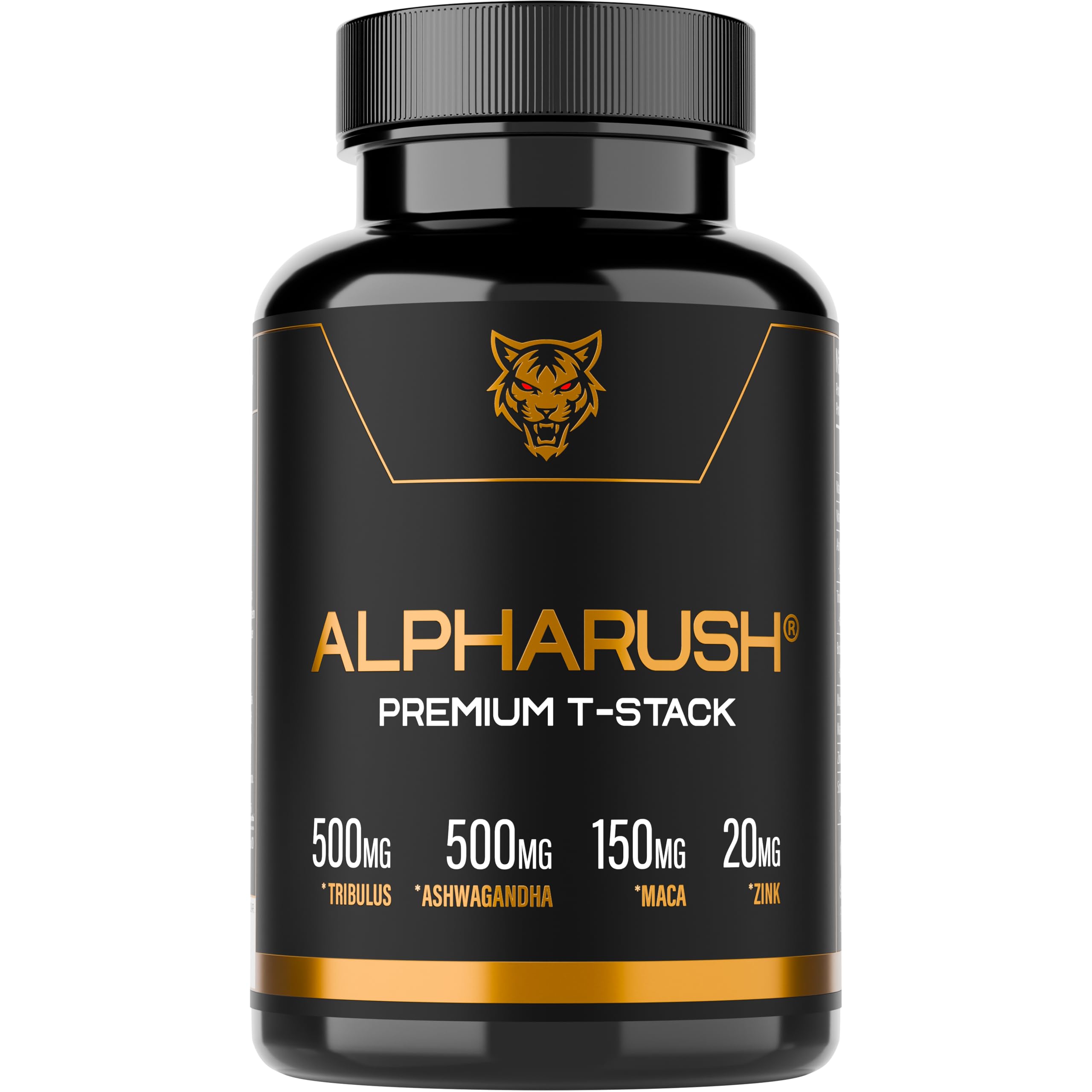 Premium T-Stack | Männer Komplex | Hochdosierter Booster mit Maca, Tribulus Terrestris, Ashwagandha | Maca Kapseln Männer | Alternative zu Tongkat Ali | 120 Men Kapseln Hochdosiert