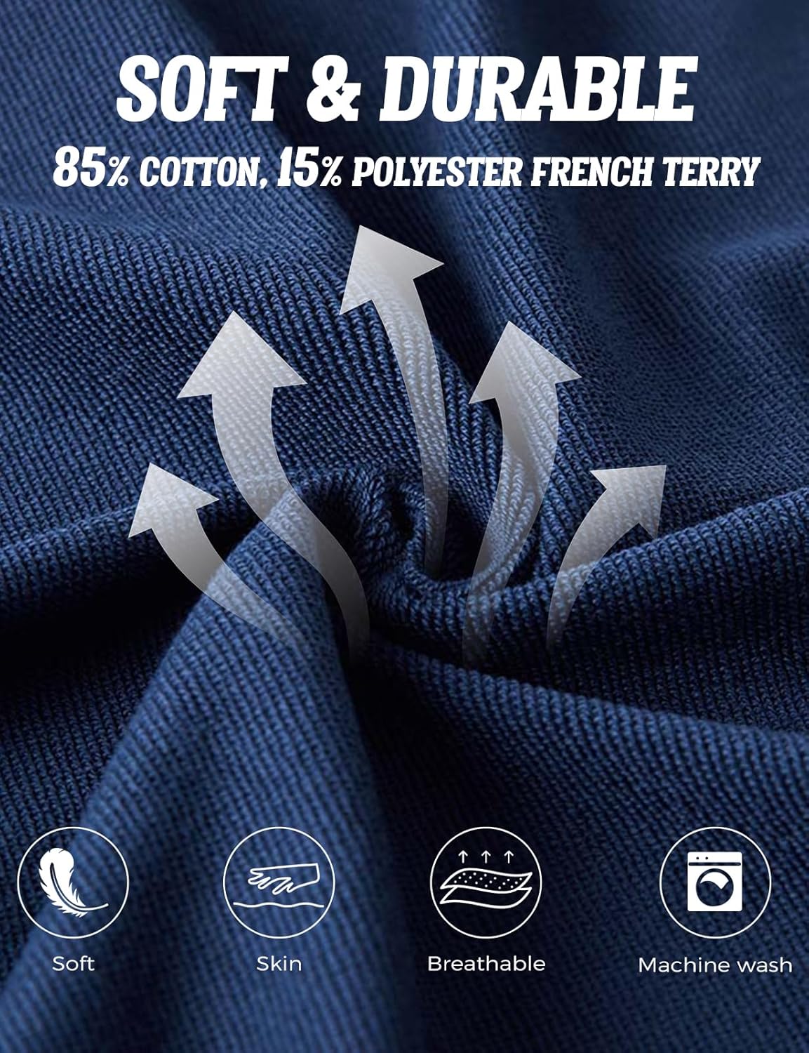 Spring&Gege Boys Zip up Hoodie Soft Solid Classic Full Zip Hooded Sweatshirts for Kids (3-14 Years) - Image 6