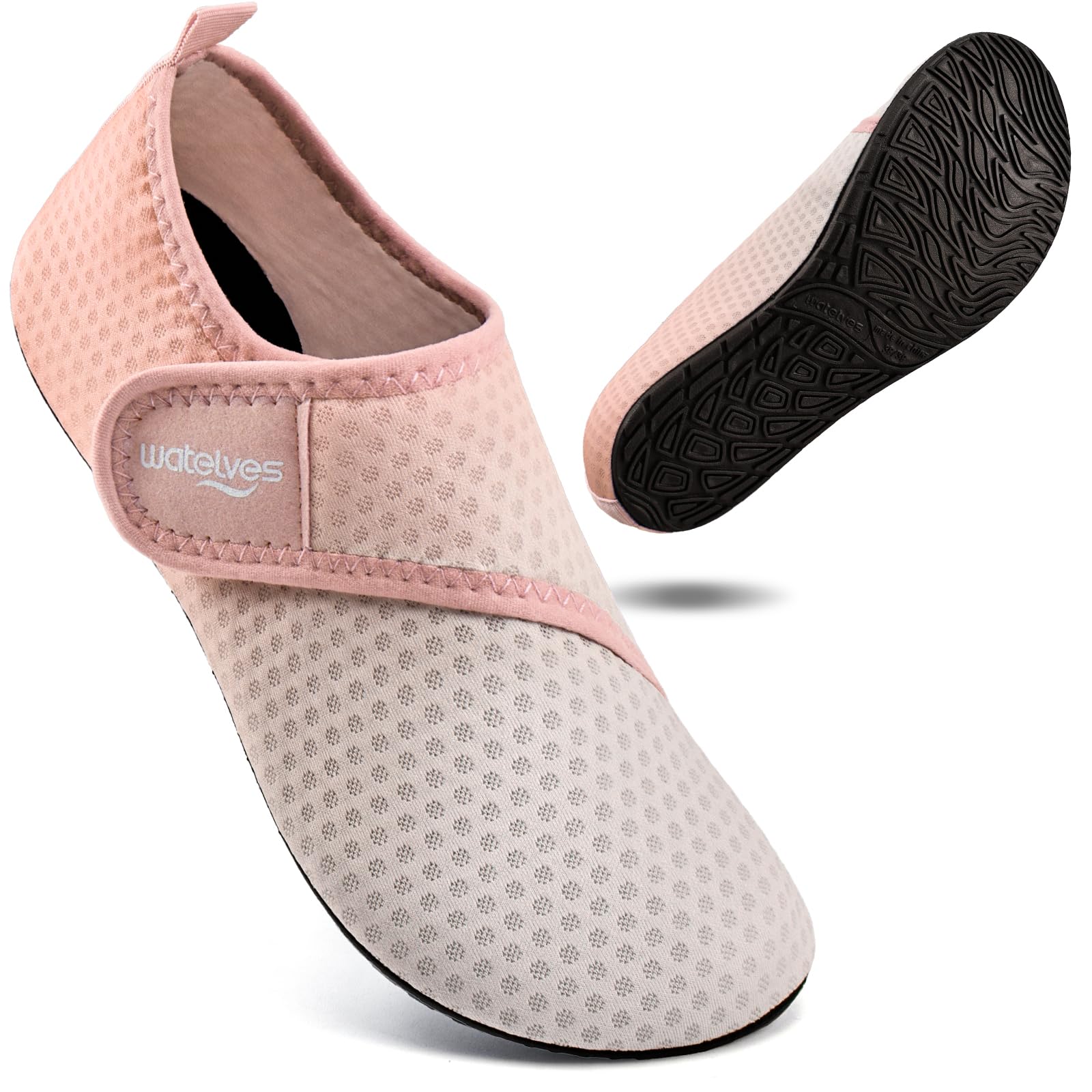 WateLves Badeschuhe Wasserschuhe Herren Damen Schwimmschuhe Strandschuhe Aquaschuhe Schnell Trocknend Breathable Surfschuhe Beach Pool Unisex