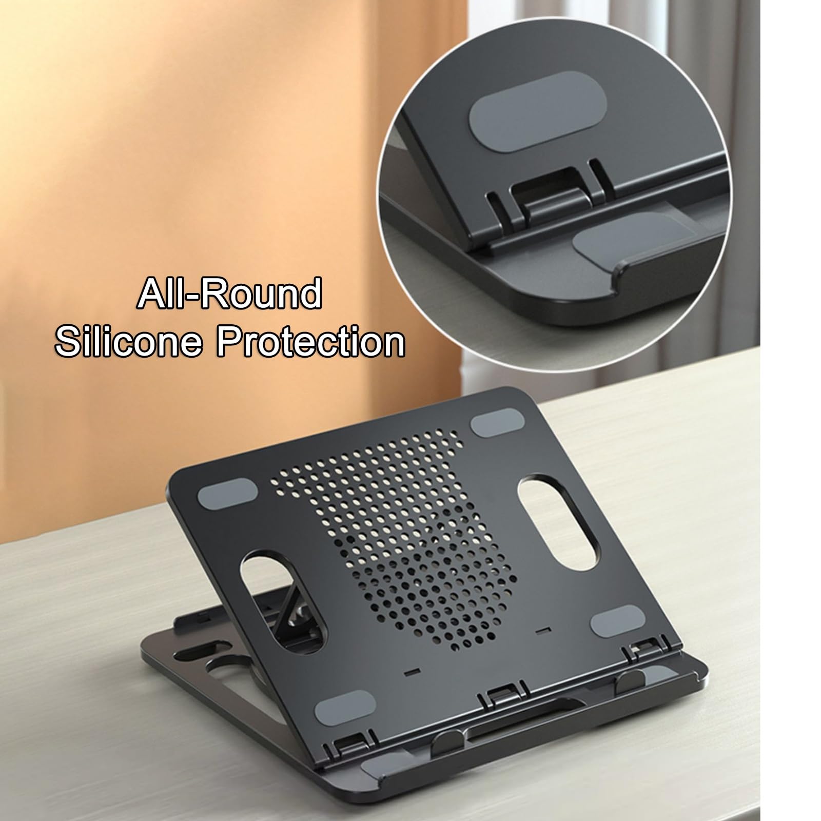 Support pour ordinateur portable – Ergonomique 8 niveaux de