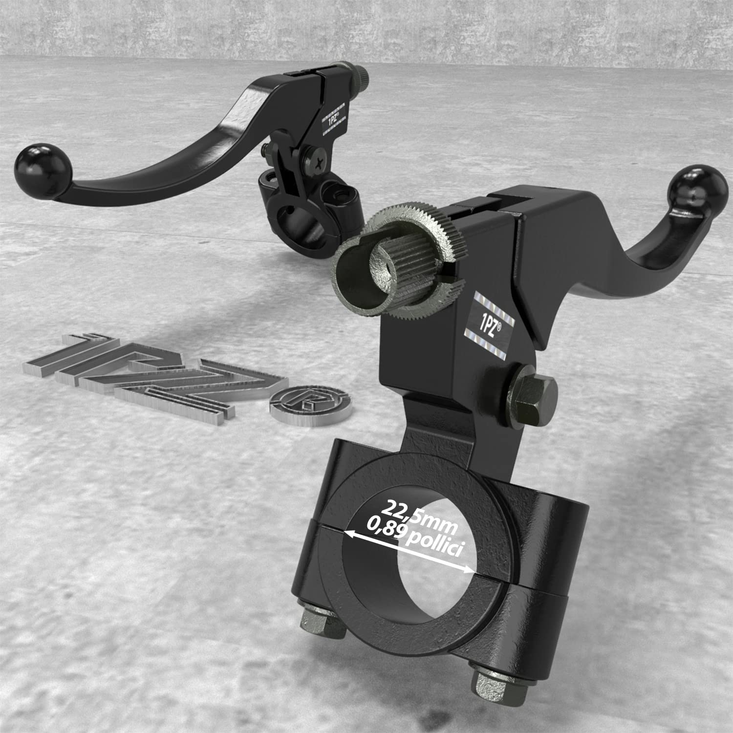 Leva del Freno Frizione Maniglia 7/8 Pollici 22mm Alluminio Nero per ATV Pit Dirt Bike Motocross 50cc 125cc