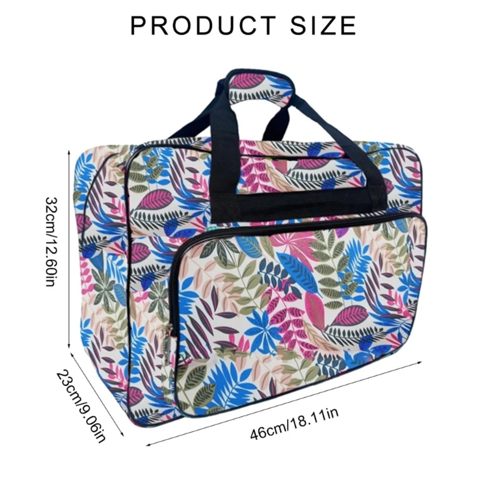 Bolsa Multiusos for máquina de Coser, espaciosa y Resistente, Nailon, con asa for facilitar su Transporte(Color1)