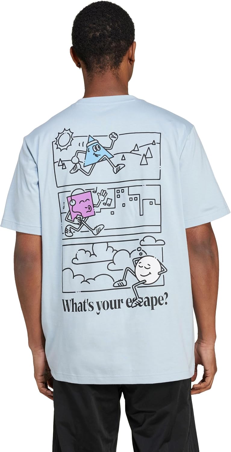 adidas Positivity Shapes Graphic Tee Men's Short-Sleeved Graphic T-Shirt