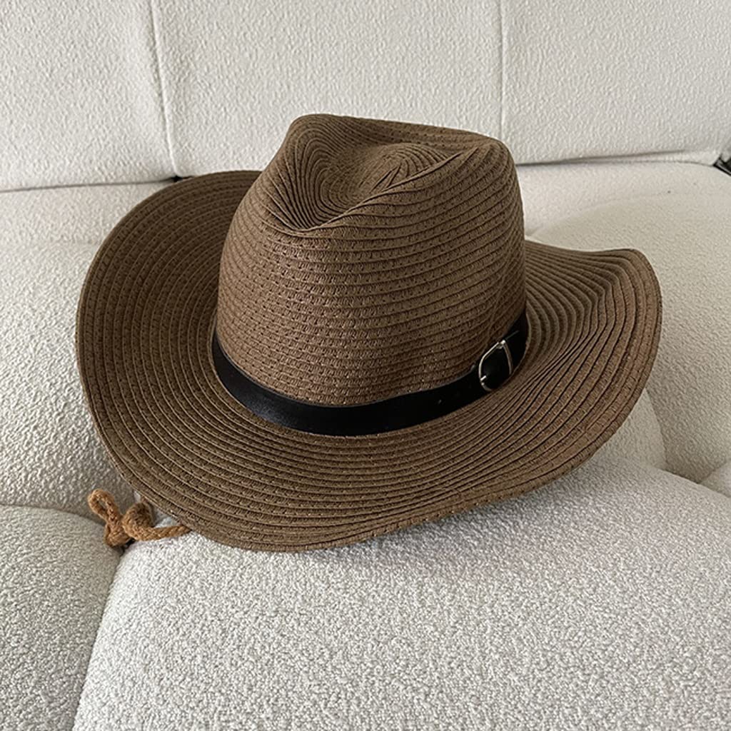 Chapeau fedora cowboy haut de gamme argenté style sombrero chic
