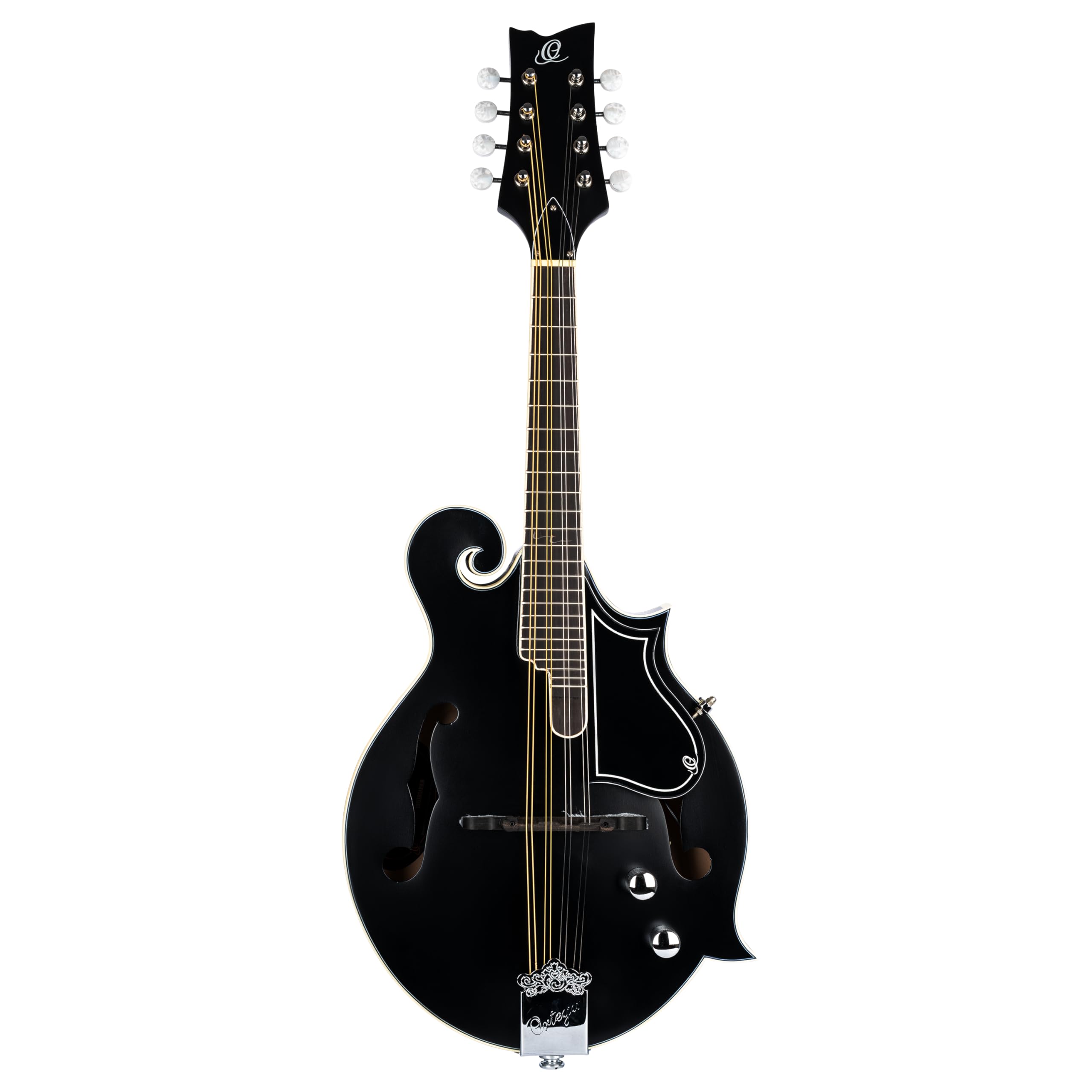 Ortega Mandolin F-Style Series Inclusive Custodia - BK - Nero (RMFE40SBK)