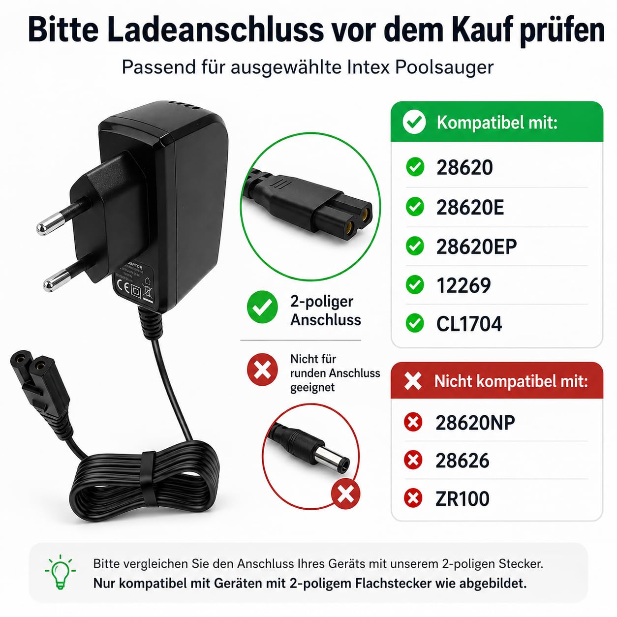 Powice robot basenowy kabel do ładowania