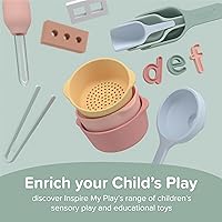 Vista 7 de Inspire My Play 6 x Goteros Líquidos Naturales para Manualidades Infantiles - Pipetas de Juego Sensorial para Niños - Juguetes y Accesorios de Juego