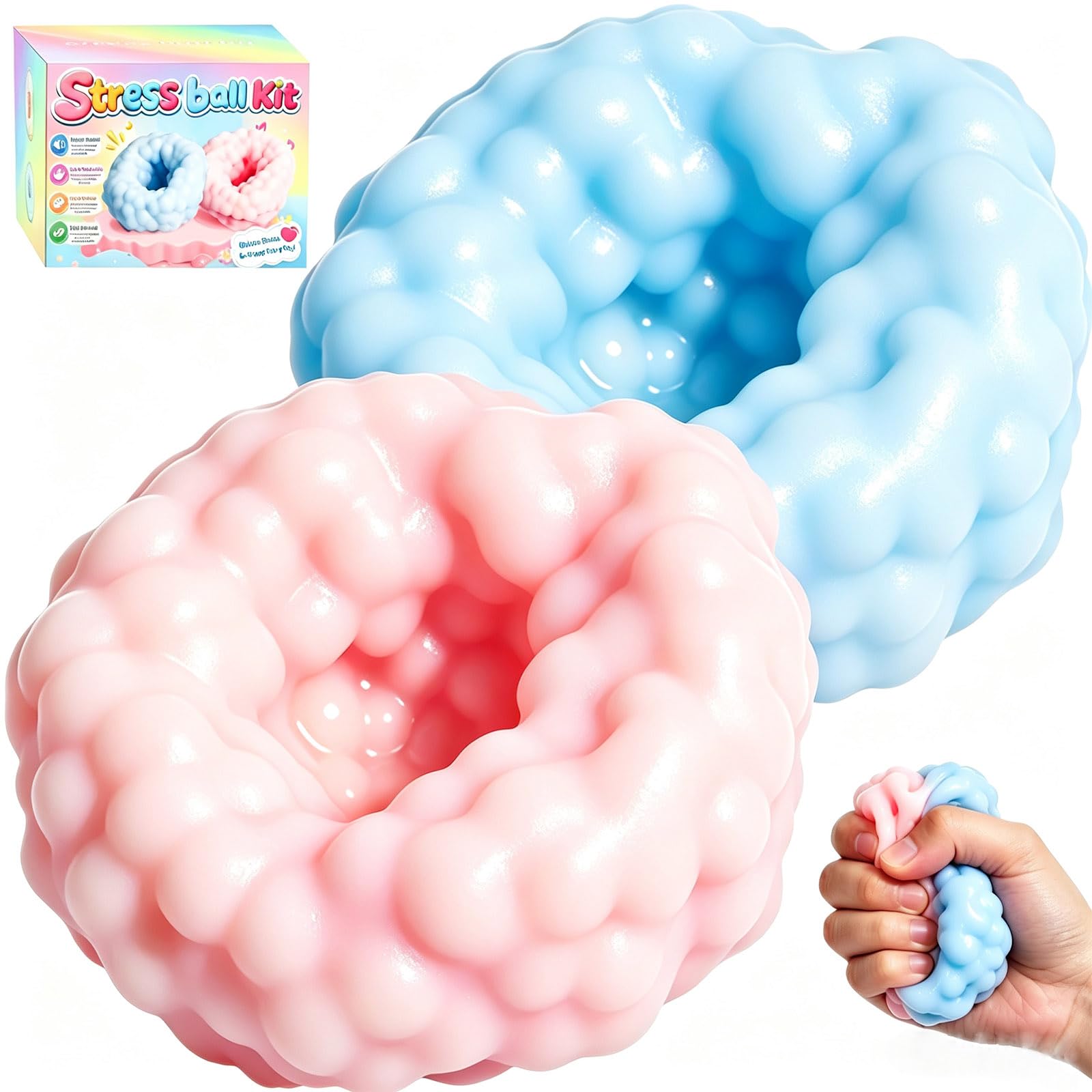 Crunchy Stress Balls - Sensory Toys for Stress Relief -1