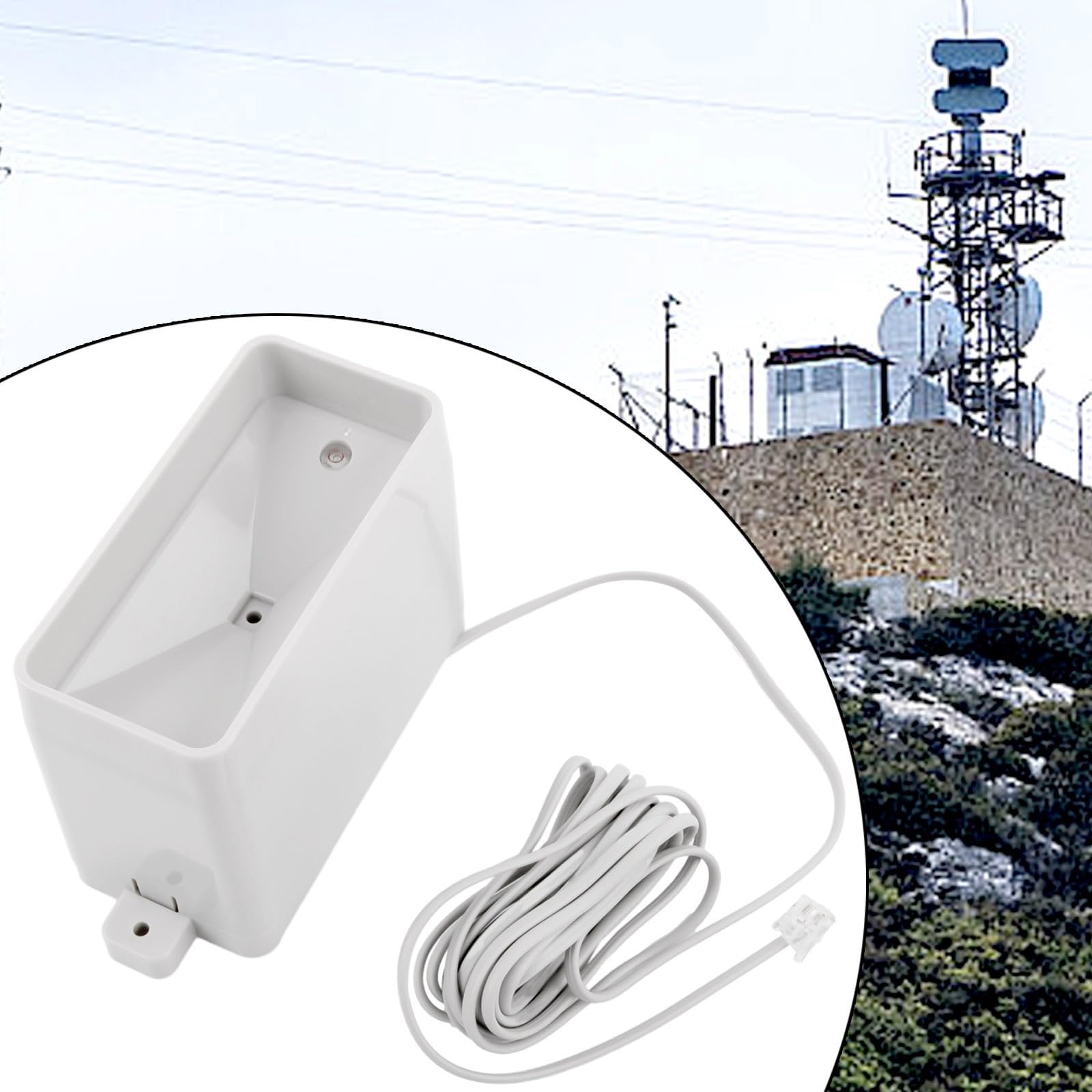 Sensore di impulsi pluviometrico per stazione meteo MS-WH-SP-RG, uscita impulsi da 0,3 mm, compatibile con apparecchiature meteorologiche professionali, confezione da 1