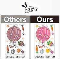 Vista 4 de Decoraciones Adhesivas de Ventana de Pascua para Ventanas de Vidrio Pegatinas Calcomanías