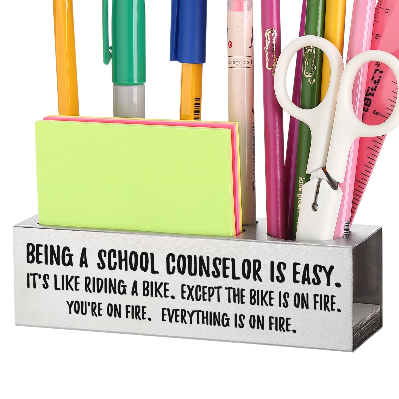 School Counselor Appreciation Gift, School Guidance Counselor Gifts, Back to School Gift for School Counselor, Guidance Counselor Thank You Gifts, Multi-Functional Pencil Holder for Desk XB483