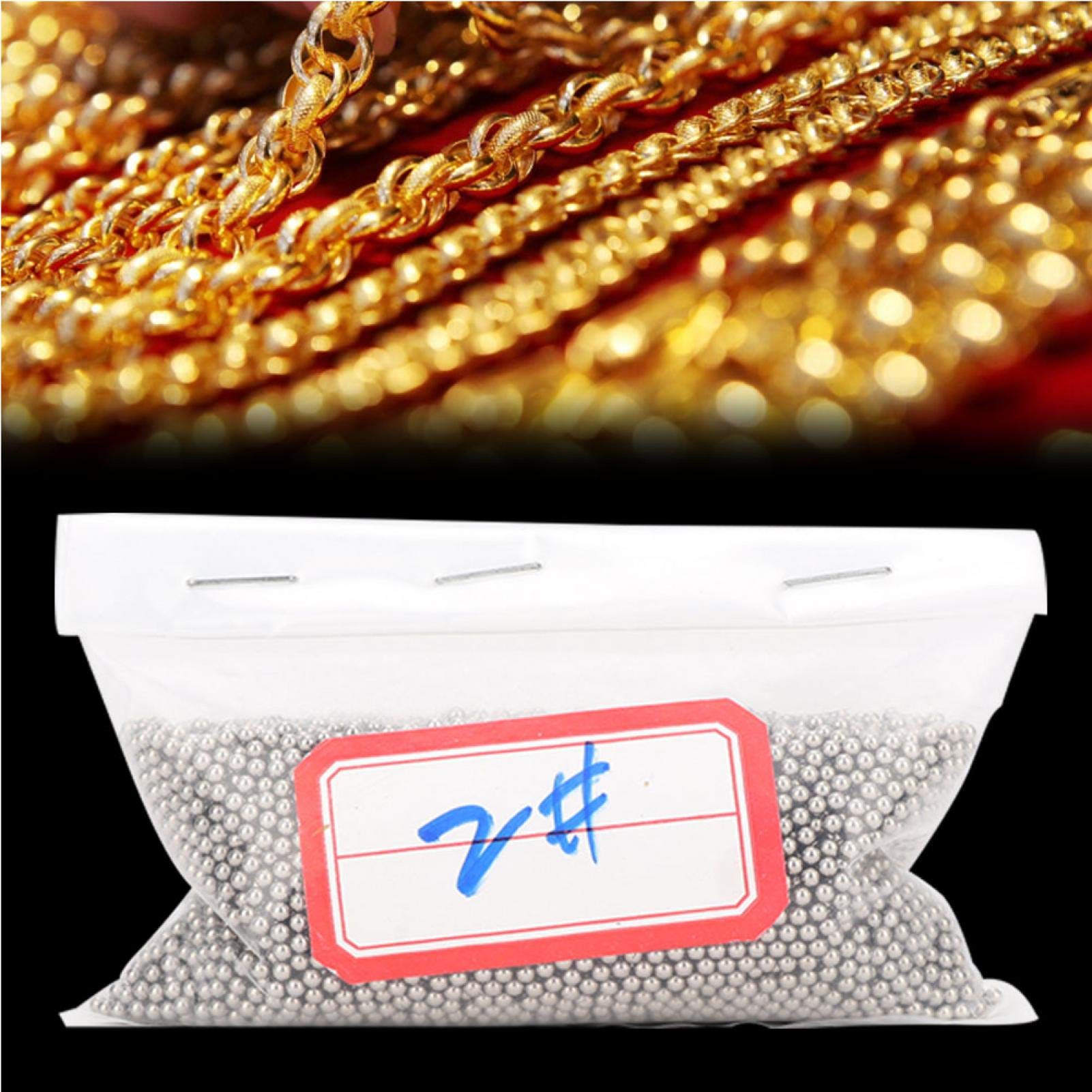 Stainless Steel Polishing Beads 2mm for Jewelry Tumbling – Polishing Media for Gold & Silver, Compatible with Tumblers