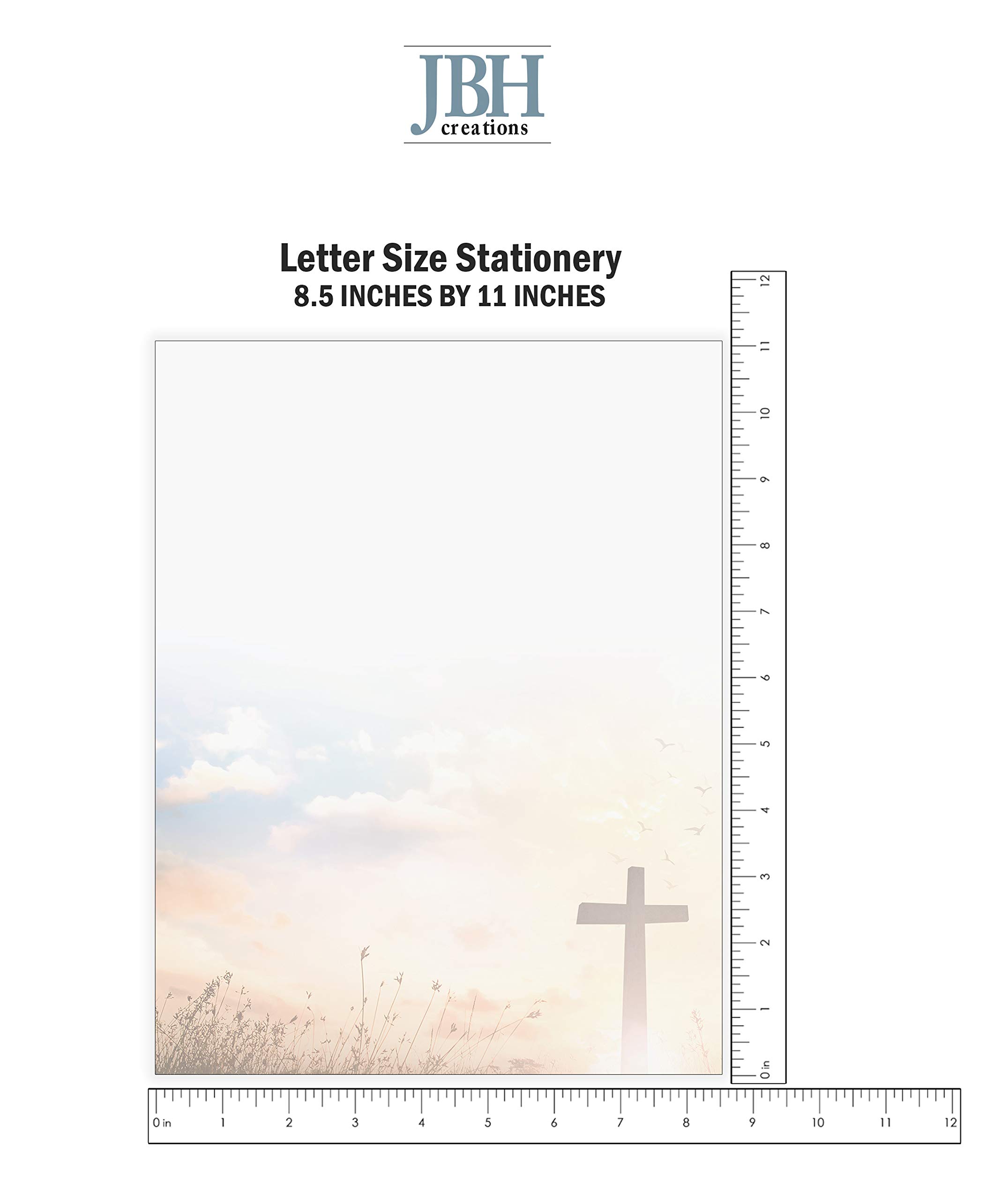 Religious Stationery with Cross - Pack of 48 - Image 4