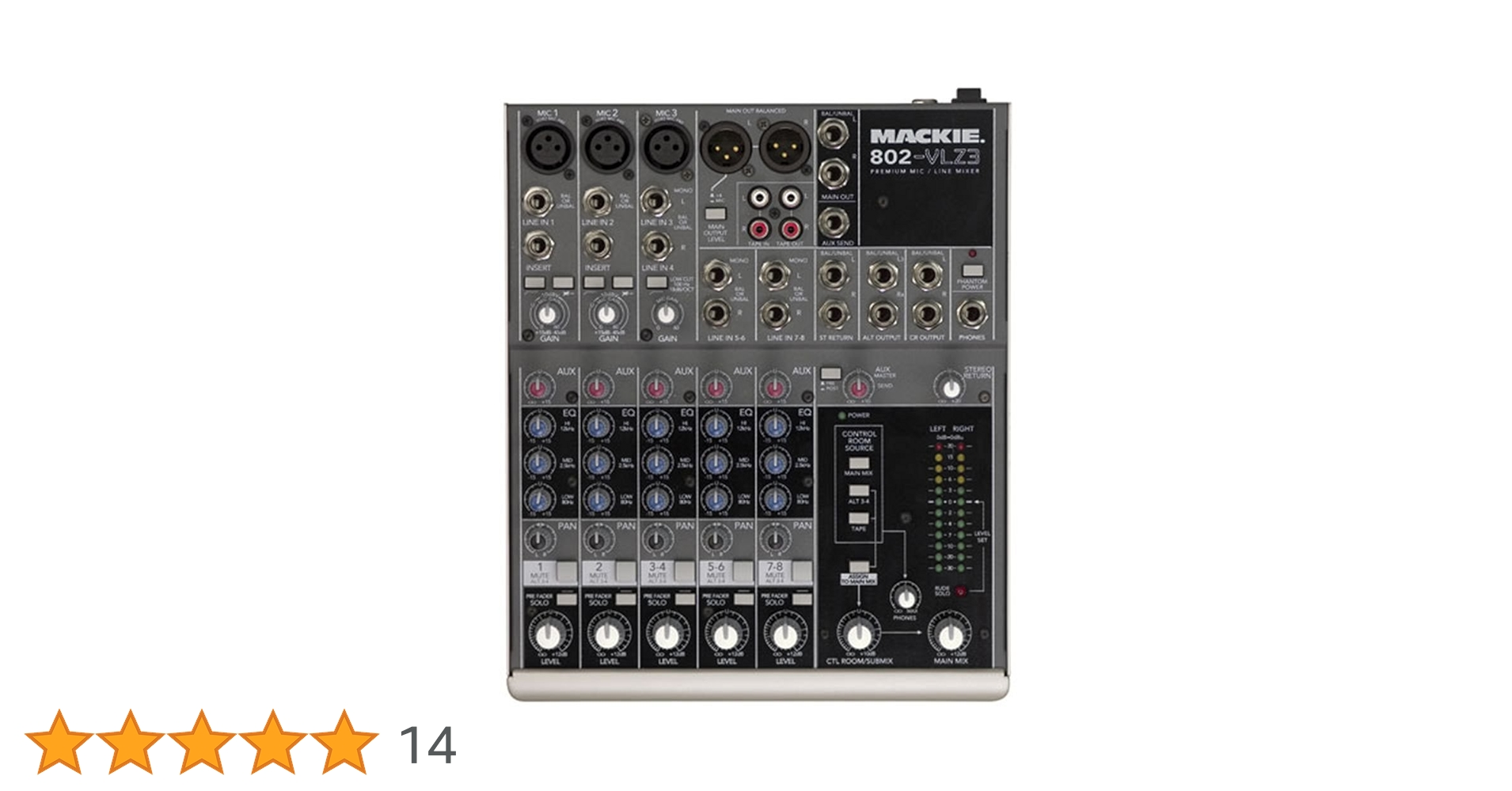 Mackie 802-VLZ3 8-Ch. Compact Recording/SR Mixer : Amazon.com.au
