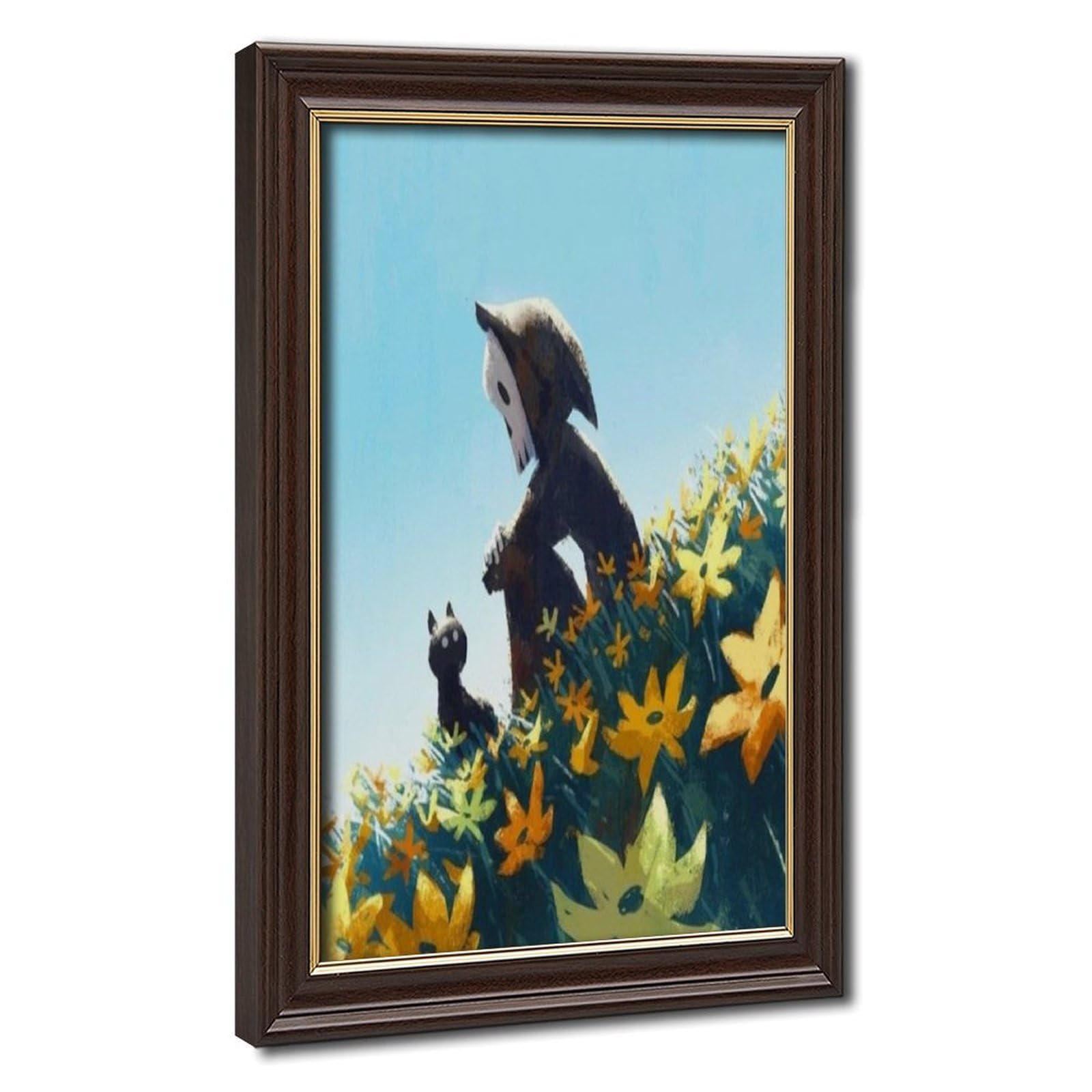 Bareronor Ghosts And Cats Funny (12) Canvas Poster Bedroom Decor Landscape Office Room Decor Gift 24" L X 36" W