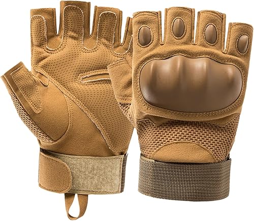 1 Pair Ridding Gloves Fingerless Gloves Mens Motorcycle Gloves Fitness Gloves for Men Half Riding Gloves