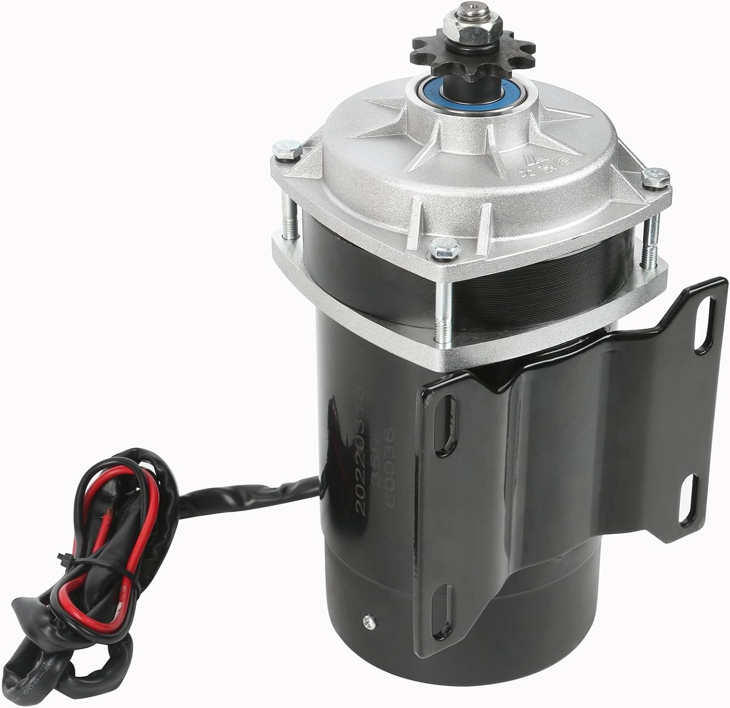 600W 48V DC Electric Motor MY1120ZXF for Go Kart Scooter Quad Trike E Bike - High Torque Gear Reduction Motor