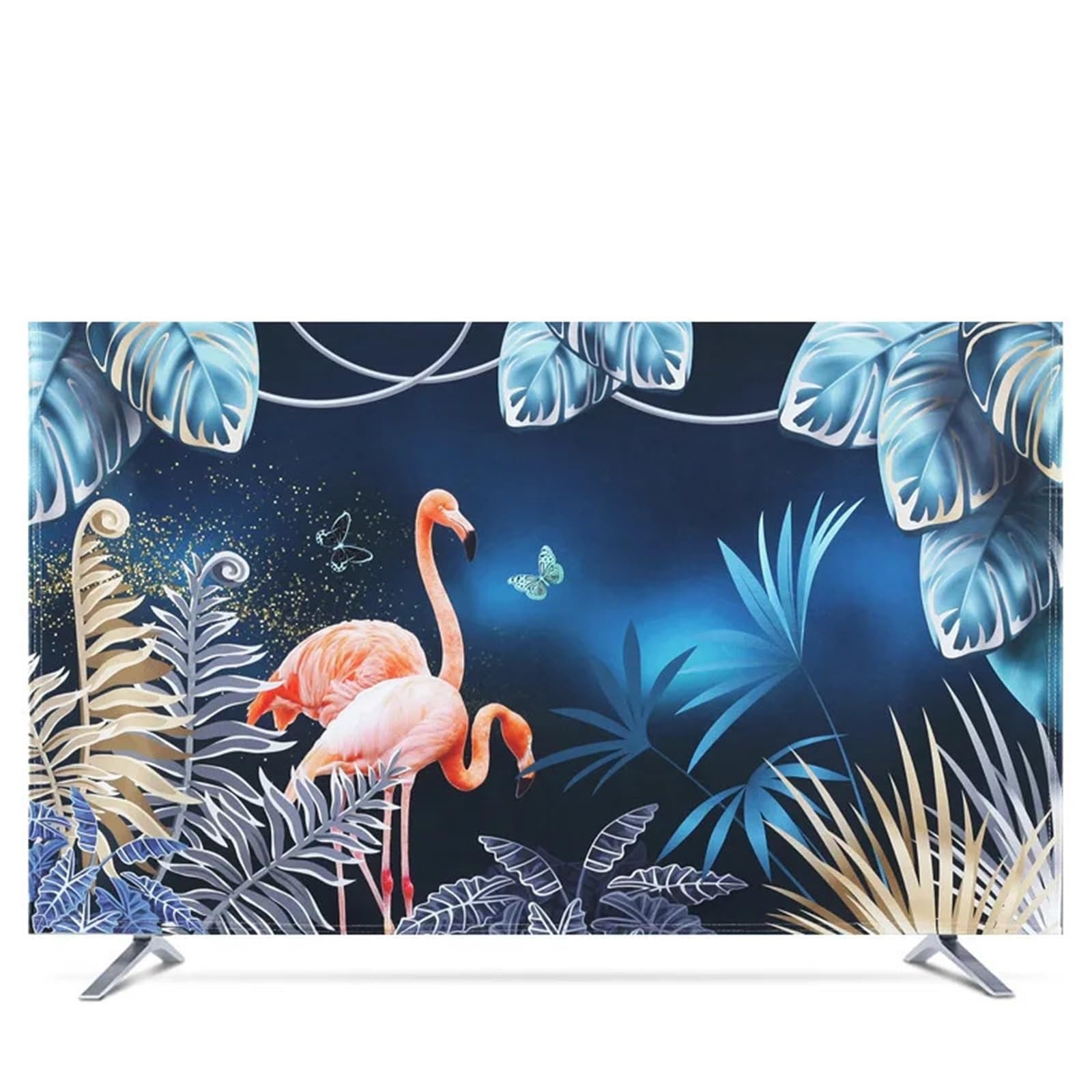 Copertura TV Antipolvere Copertura per televisore Copertura Antipolvere appesa 32 39 43 50 55 65 75 80 Pollici Panno Antipolvere per TV Antipolvere e Protezione Solare(A4,37-39Inch 96x57cm)