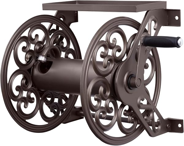 Liberty Garden 708 Decorative Wall Mount Hose Reel