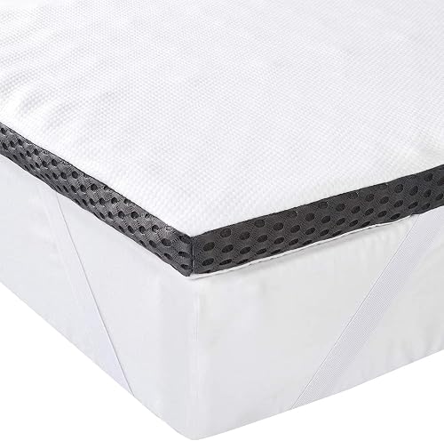 Basics Surmatelas de Mousse à Mémoire de Forme avec Sangl Amazon