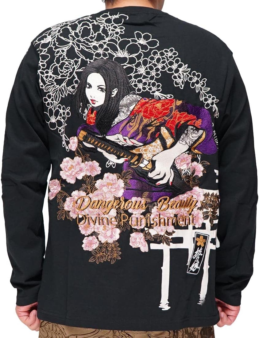 古着】ソニックユース 希少 ギタープリント ロング Tシャツ ブラック