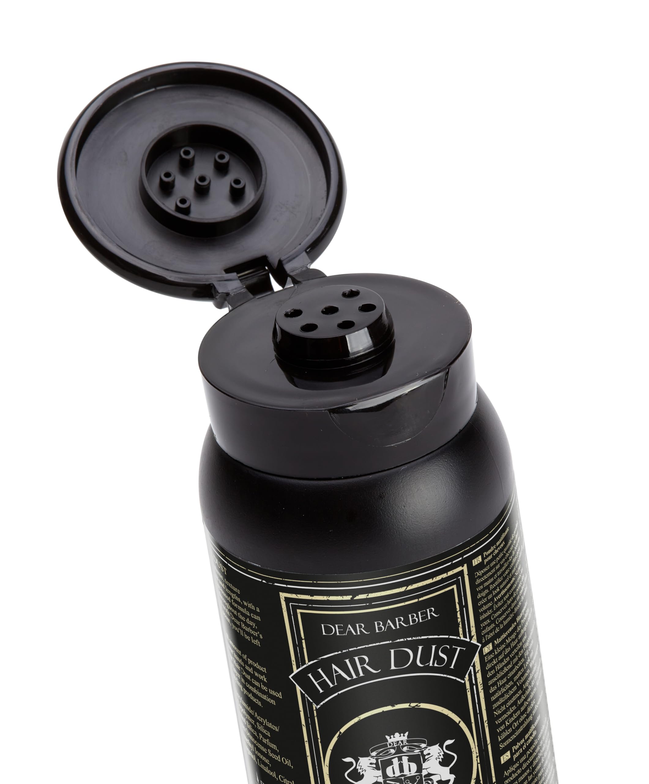Dear Barber Poudre Coiffante Homme 25g – Poudre Texturisante et Poudre Volume Cheveux – Fixation Forte et Fini Mat Naturel – Poudre Cheveux Homme Invisible Facile à Rincer – Qualité Professionnelle