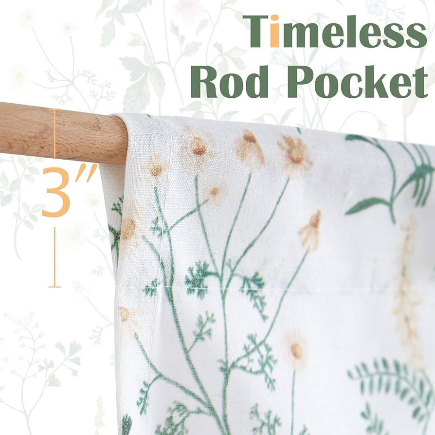 コットンリネンカーテン付き4蓮 パーテーション コットンリネン