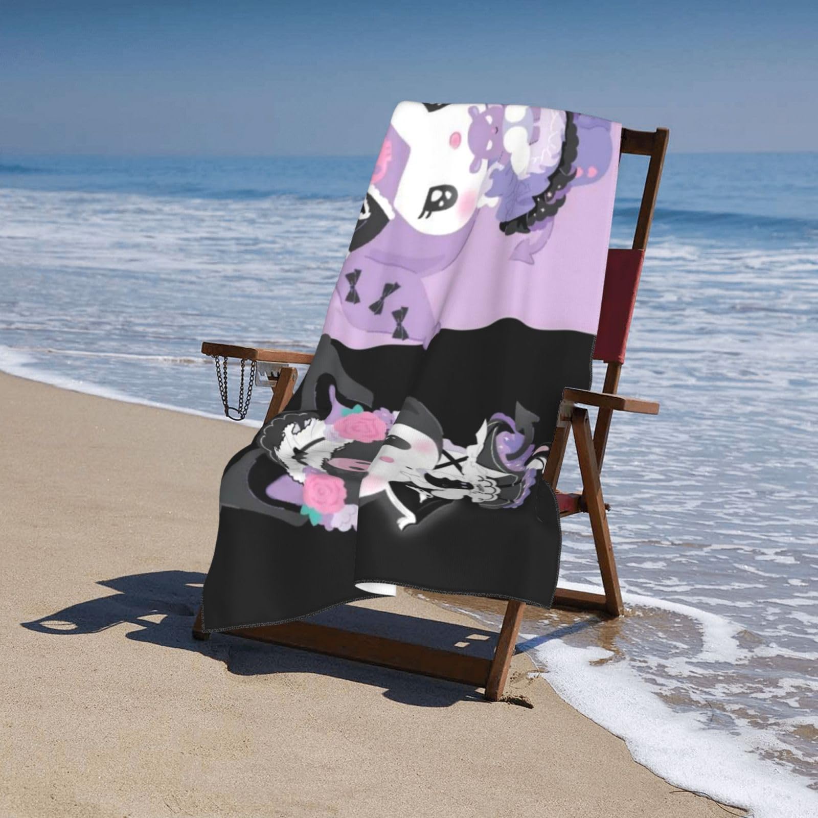 Amazon｜クロミ ちゃん(5) アニメ バスタオル 大判 吸水 耐久性