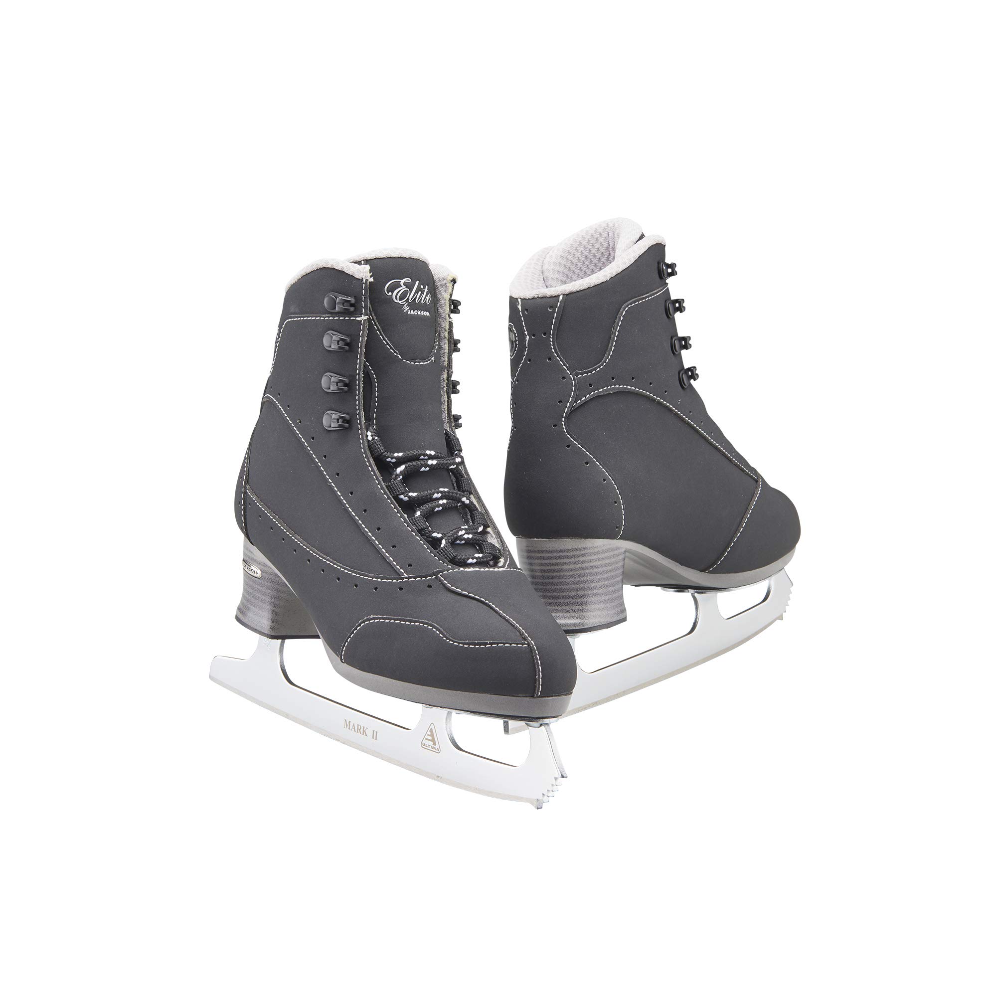 Jackson Ultima Softec Elite ST7200 Figure Ice Skates for Women and Girls/Color: Black, Size: Adult 6