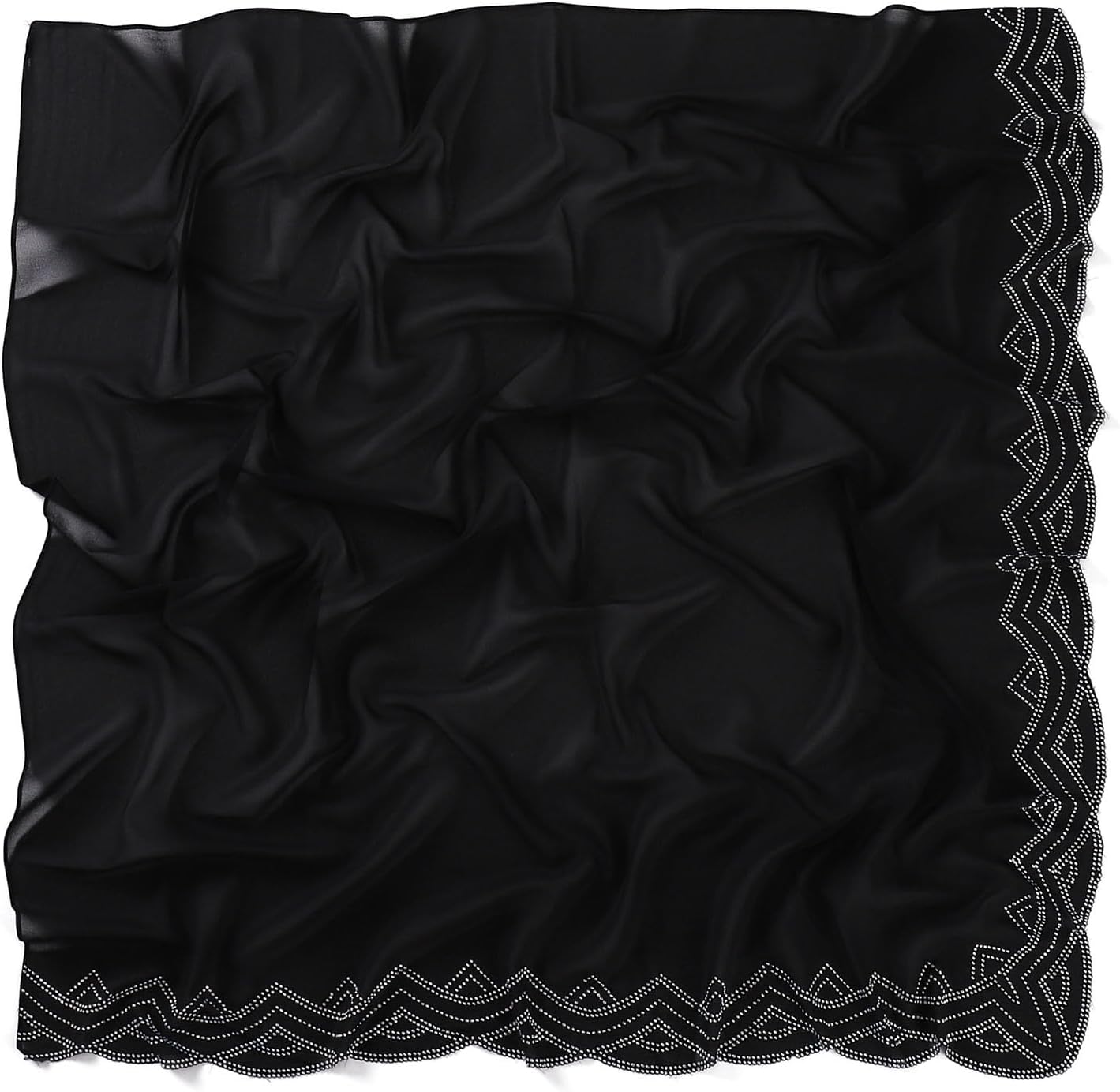 Hijab Headscarf Versatile And Trendy For Daily Outfits Outdoor Activities Black Hijab Scarf Shawl African And Indian Arab
