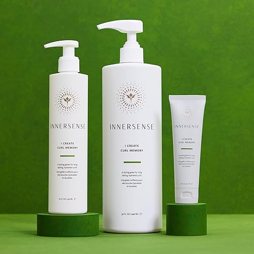 Miniatura 9 de INNERSENSE Organic Beauty I Create Curl Memory Gel  No tóxico, sin crueldad animal (10 onzas, 10.0 fl oz)