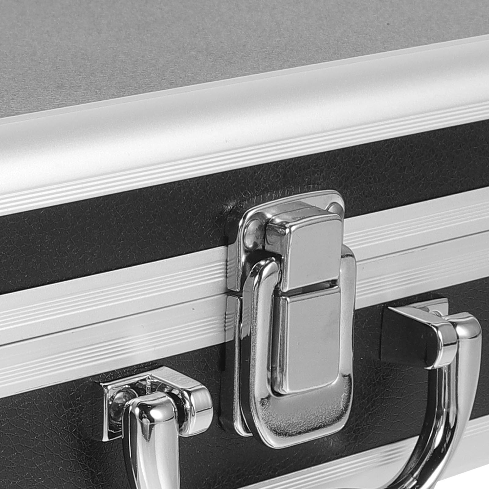 Zerodeko Valigetta in Lega di Alluminio per Microfono Wireless Professionale Guscio Rigido e Imbottitura Interna in Schiuma Regolabile per Trasporto e Viaggio
