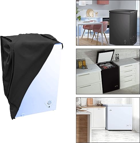 Miniatura 7 de Cubierta para congelador de pecho, impermeable, a prueba de polvo, para exteriores o interiores, para congelador profundo, apta para congelador