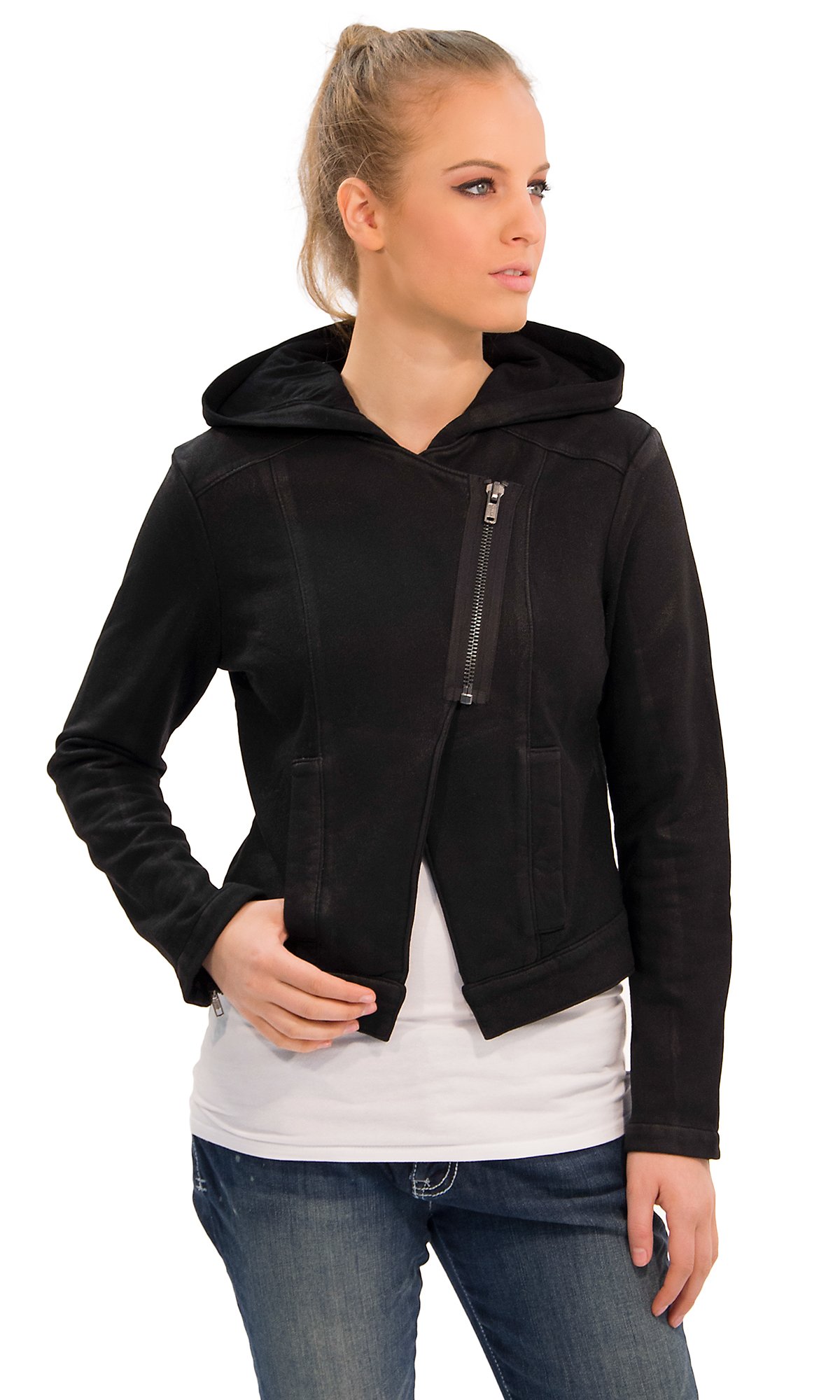 Bird By Juicy Couture Laminated Fleece Hoodie