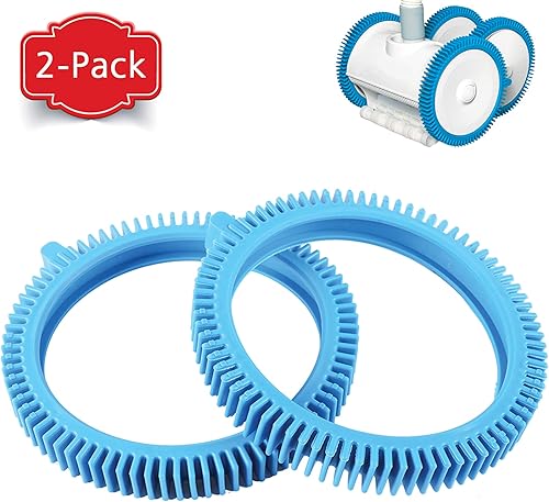 Miniatura 3 de AR-PRO Paquete de 2 neumáticos de repuesto con repuesto Super Hump compatibles con limpiadores de piscinas Poolvergnuegen y Hayward Número de pieza