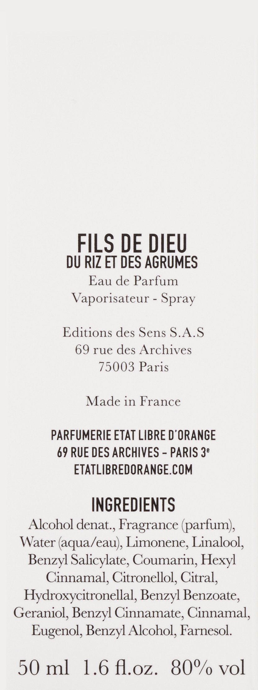 ETAT LIBRE D ORANGE Files de Dieu woda toaletowa 50 ml, 1 opakowanie (1 x 50 ml)