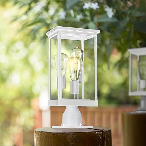 Vista 48 de Design House 502211 Base de pilar de linterna exteriores, color negra