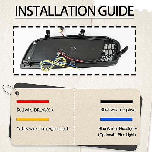 Miniatura 6 de Luces antiniebla LED para parachoques delantero compatibles con Mazda CX-50 2023-2024 DRL Accesorios para lámparas de señal de giro