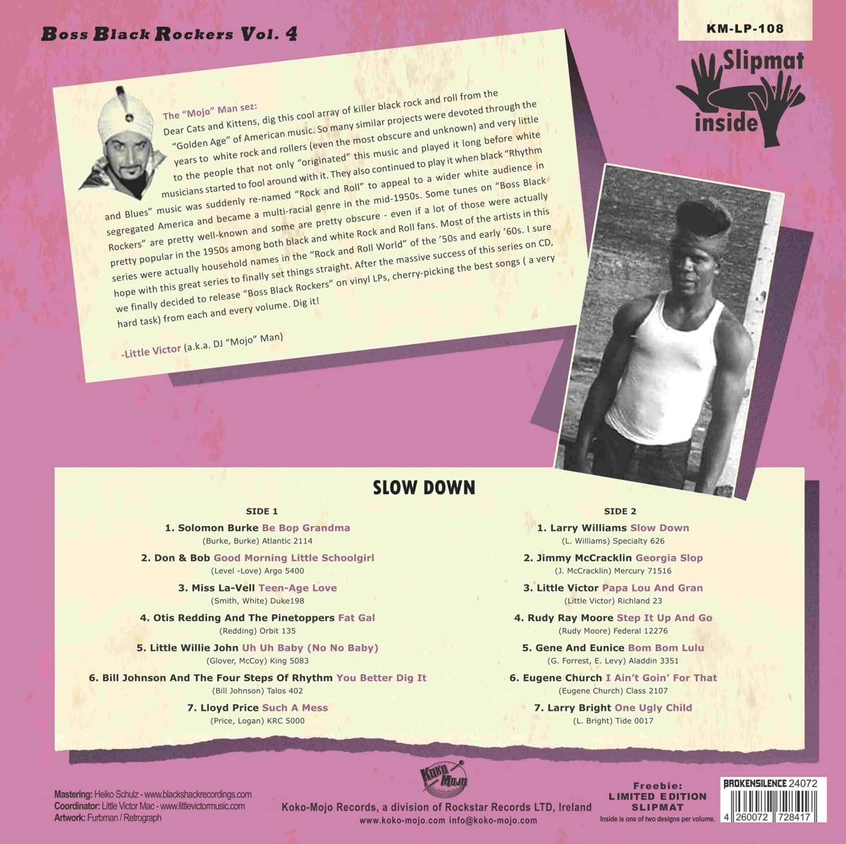 Boss Black Rockers Vol. 4 - Slow Down