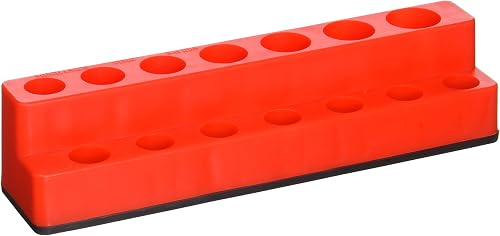 Mechanics Time Saver MTS1487 Socket Holder (3/8 in. Drive 14 Hole Rocket Red Impact)