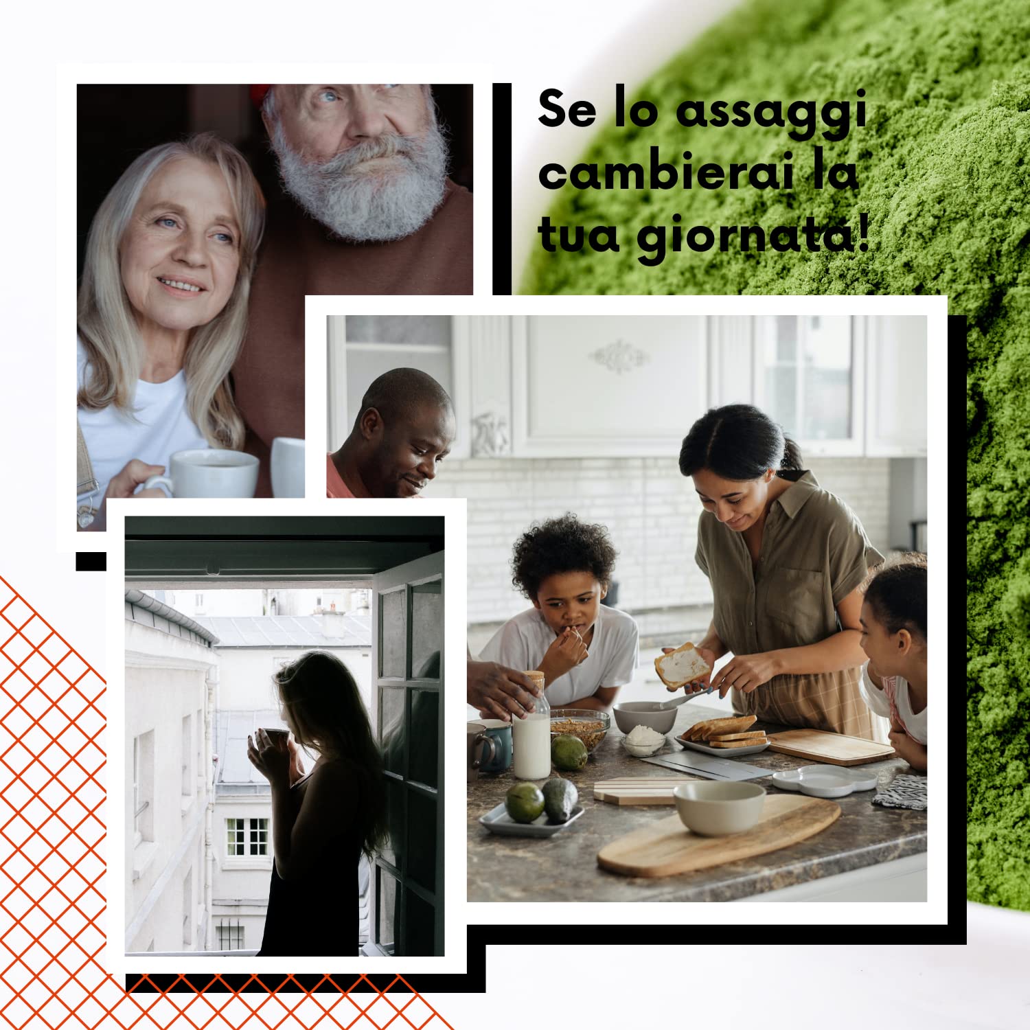 foodboost - The matcha verde giapponese | Matcha tea in polvere | Tè matcha profumato e di un verde intenso | Macha the macinato a pietra - Qualità Premium 100% made in Italy (500 g)
