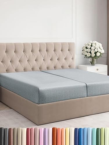 Miniatura 515 de King Fitted Bed Sheet - Bottom Single Fitted Sheet Only - Ultra-Soft Hotel Luxury Bedding w/ 8-16 Inch Deep Pockets - Breathable, Cooling & Wrinkle