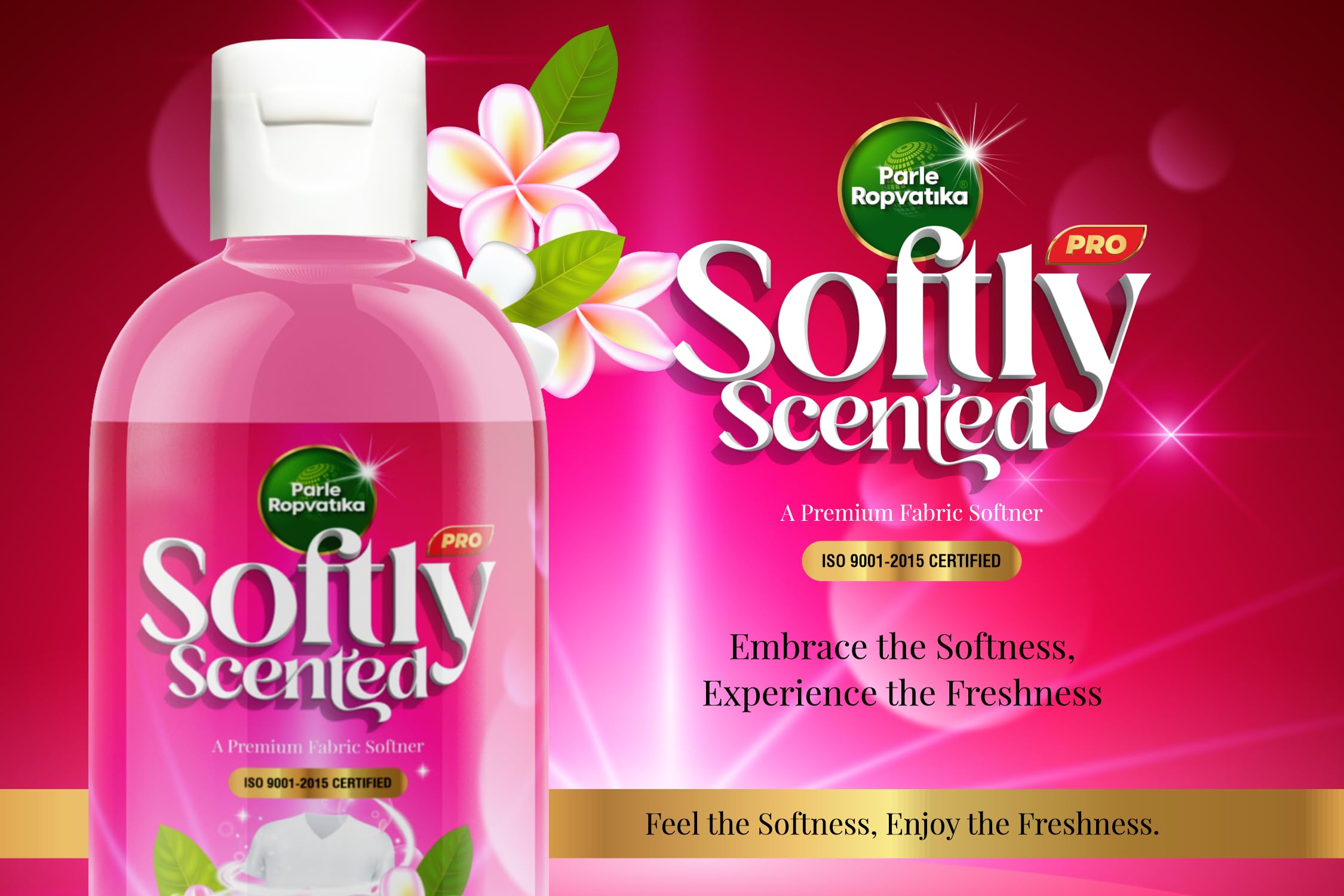 Parle Ropvatika 5 Liter Softly Scented After Wash Fabric Conditioner and Softener (Pink 5 Liter) 4