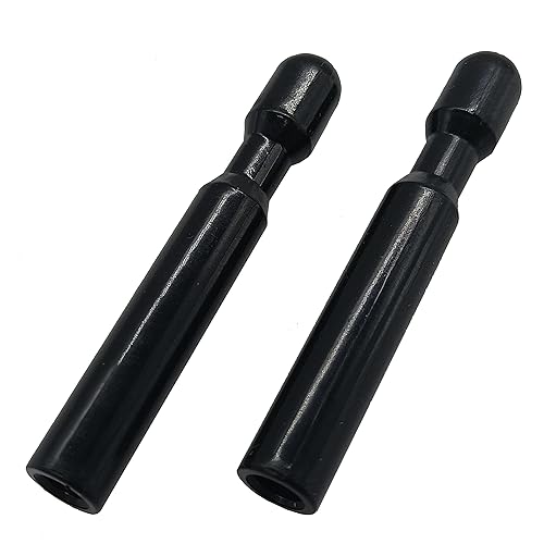 LVYEZ D9ZZ-6621850-B - Perilla de control para cerradura de puerta de automóvil, 2 unidades, para Ford Escort 1983-1986 (FODZ-5421850-A, 2 piezas)