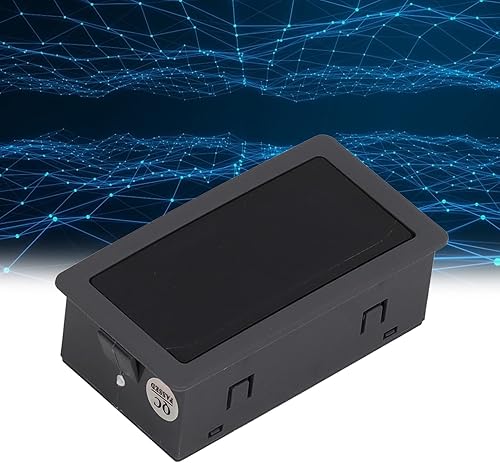 Miniatura 7 de Q02H01B Medidor de corriente, pantalla digital, 4 dígitos, pequeño multifunción, medidor de energía para señal analógica, 50 mA, negro