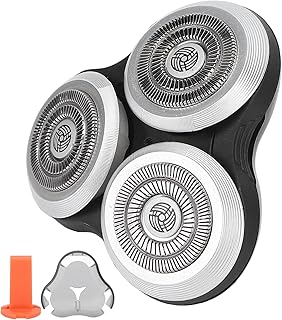 RQ12 rakhuvud rakhuvud, ersättning rakhuvuden för Phi-lips Norelco RQ11 RQ10 S9000 3D Shaver med knivhuvud skyddskåpa och ...