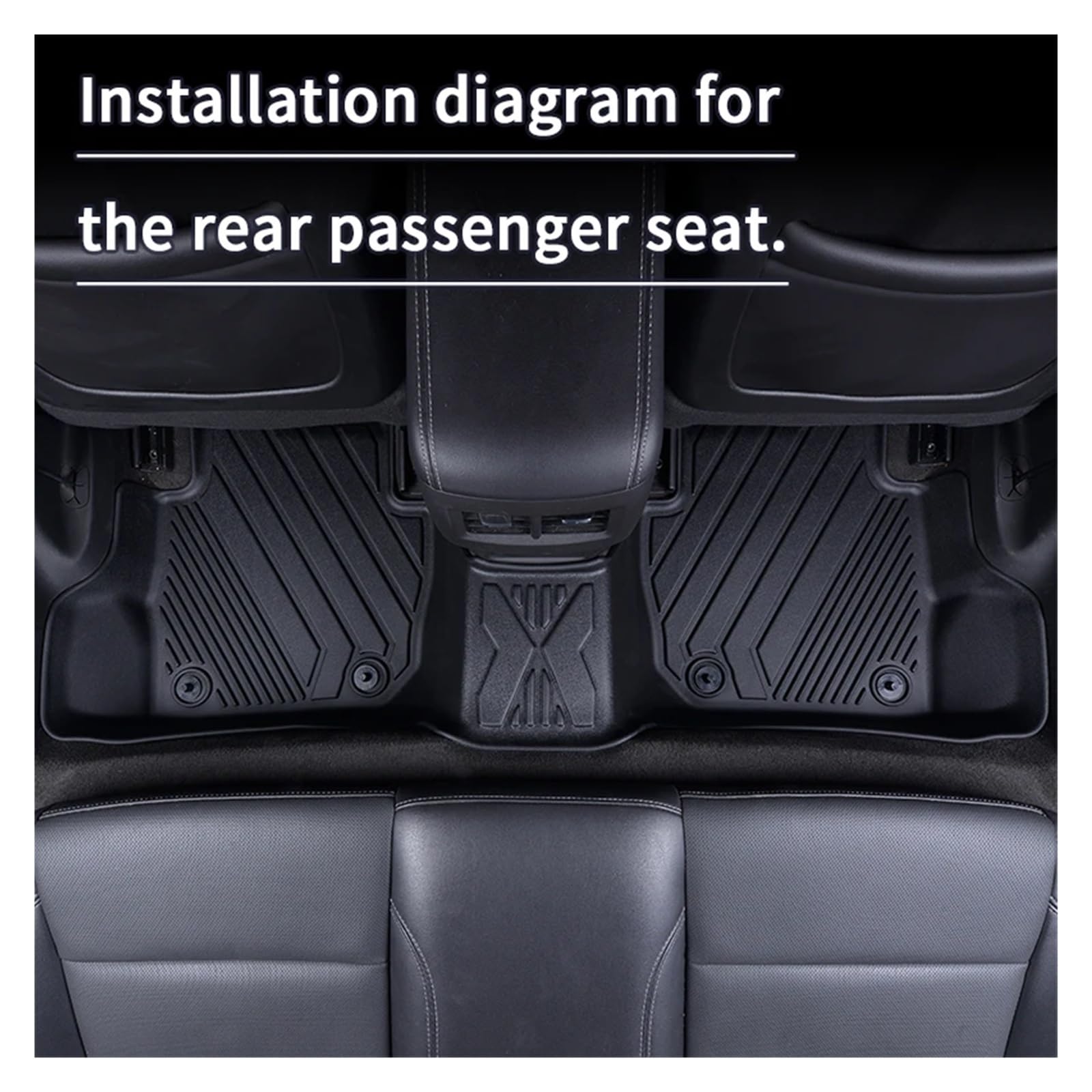 All Weather Full Set 5D TPE Car Mats Carpet Floor Mats Easy to Clean Wear-res Designed Compatible with — view 4