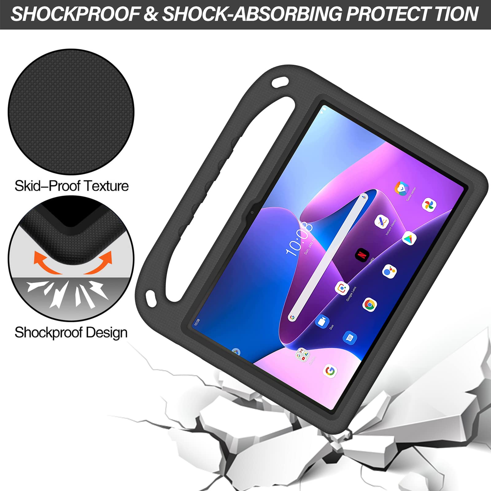 Amazon.co.jp: 「Doo」Lenovo Tab B10 (3rd Gen) ケース ZAAE0115JP 