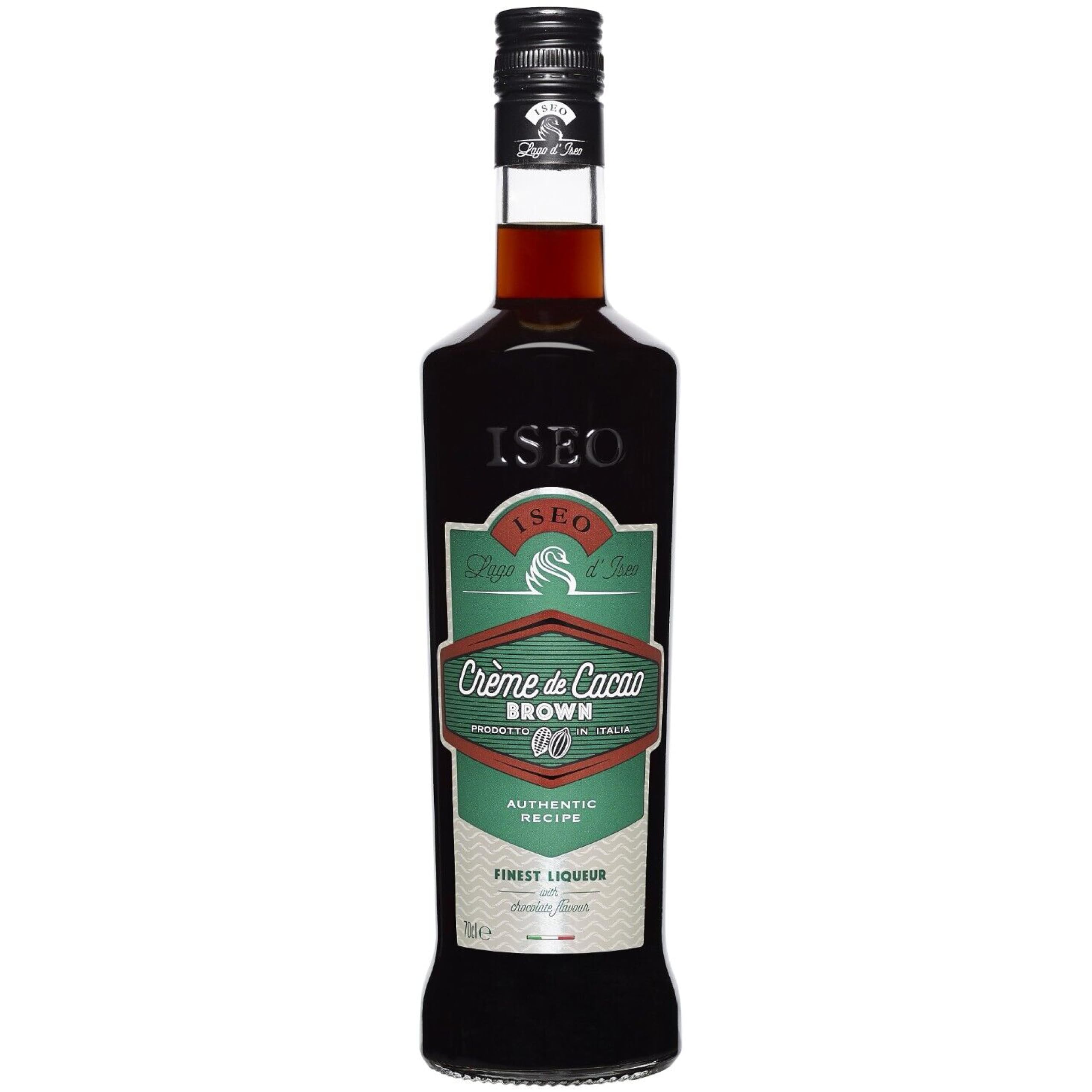 ISEO Crème de Cacao Brown Liqueur 70cl, 20% ABV – Italian Chocolate Liqueur with Dark Cocoa, Caramel & Vanilla – Perfect for Brandy Alexander, Chocolate Martini & Dessert Cocktails